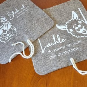 Sitzauflagen "Pirsch" mit Motiv